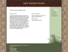Tablet Screenshot of mktimberworks.com